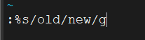 Searching and Replacing Text in Vim Editor