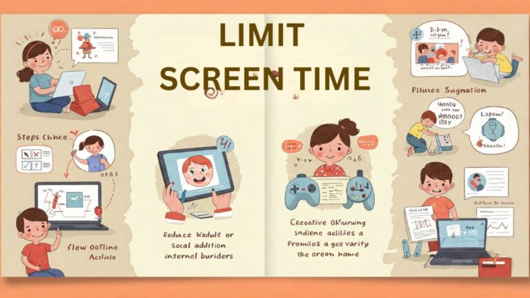 How to keep children not glued to the Internet for long hours.